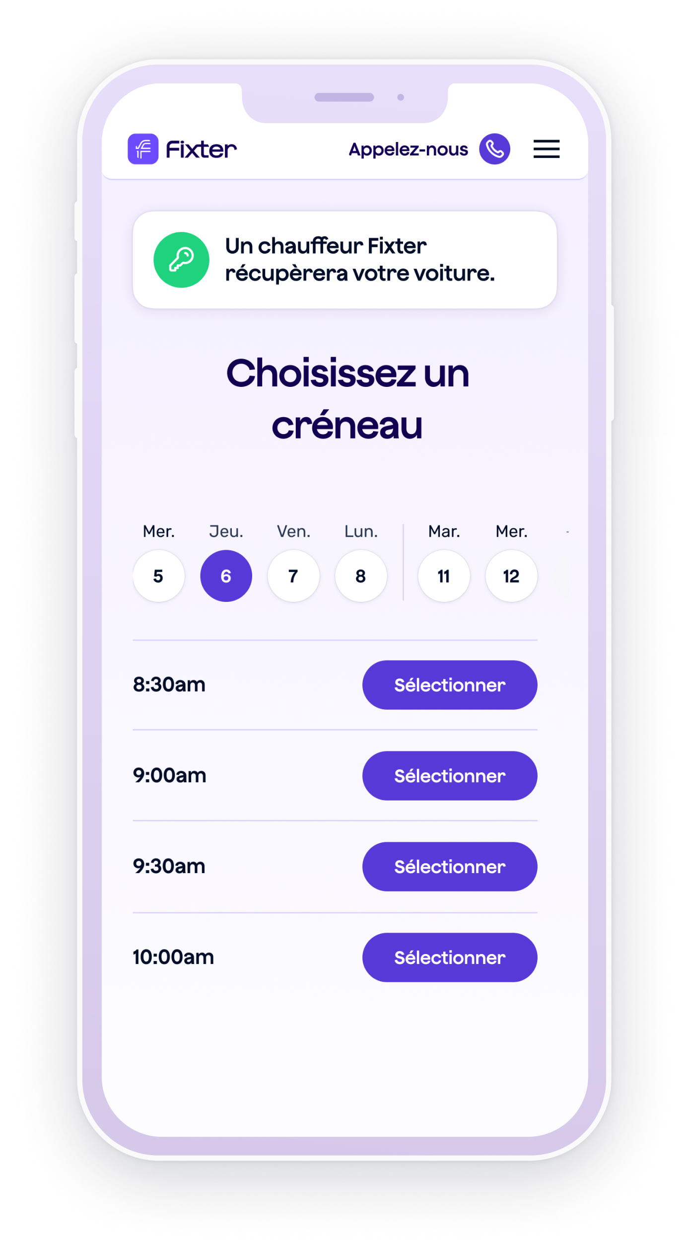 Réservez en quelques clics